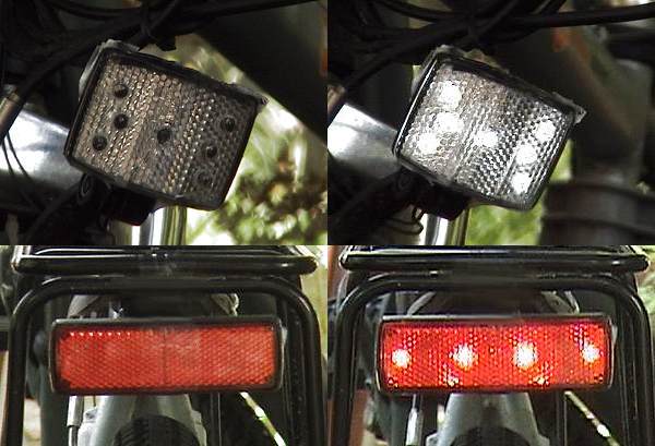 homemade bike light